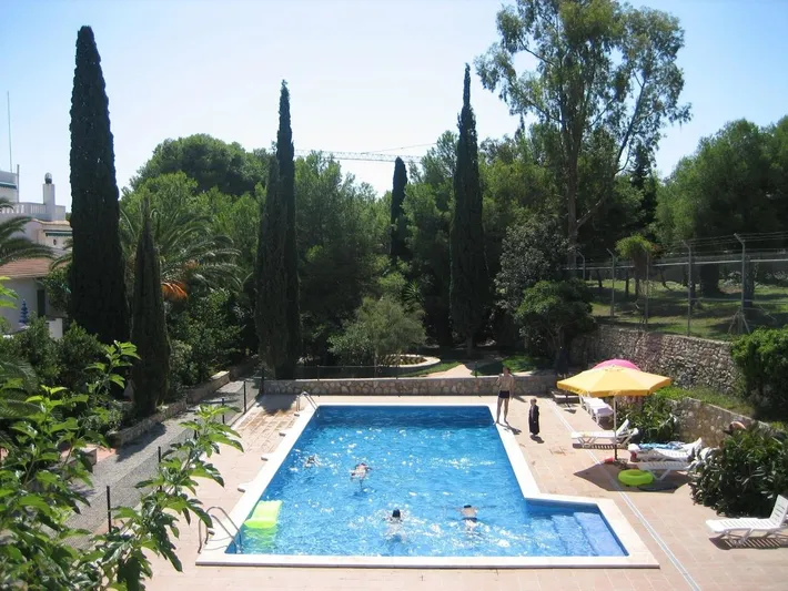 Ferienwohnung für 3 Personen, mit Pool und Ausblick sowie Garten, kinderfreundlich - 1