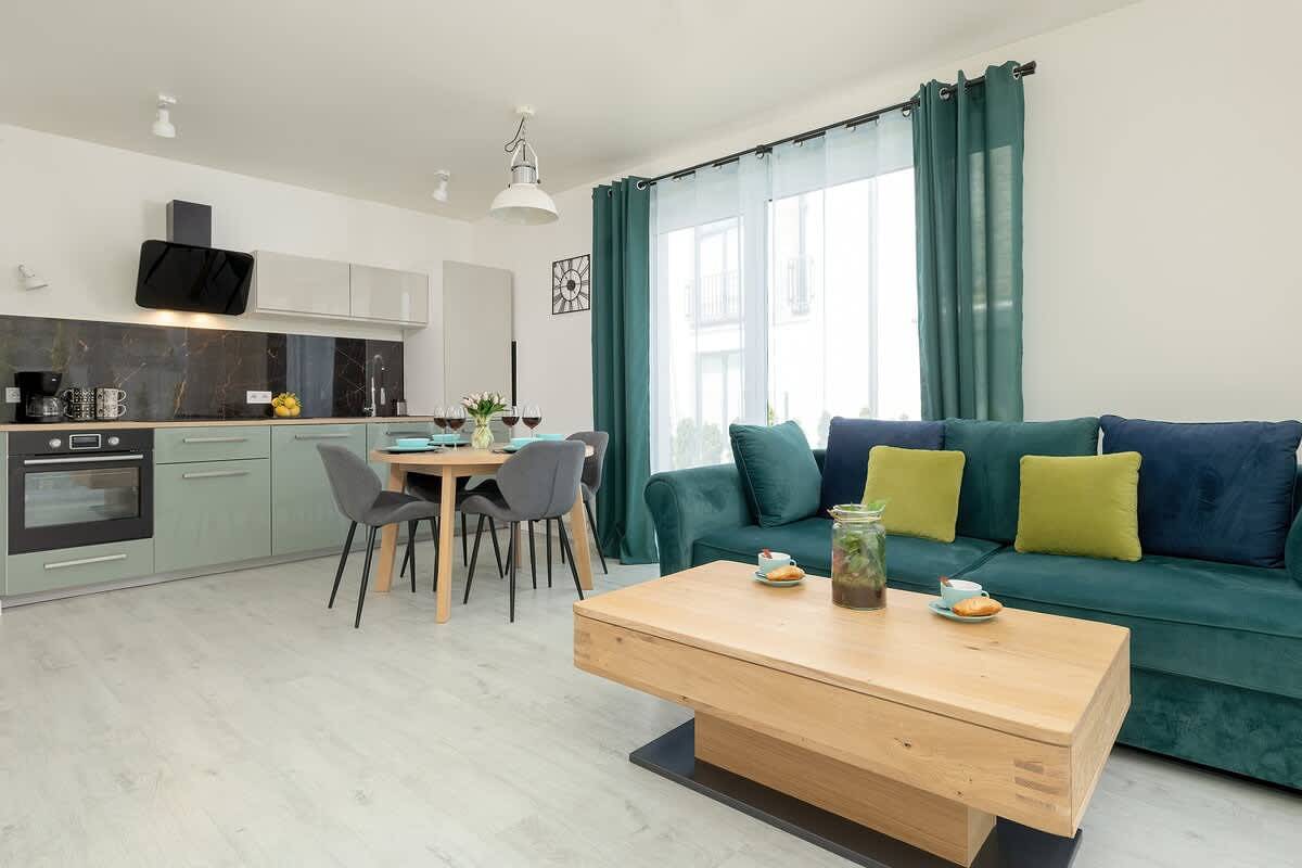 Apartament Wakacyjny dla 4 osoby w Łukęcin, Morze Bałtyckie