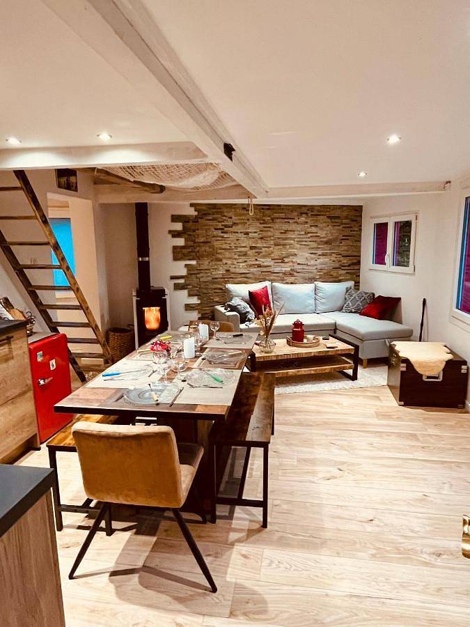 Chalet pour 6 personnes, avec jardin et vue