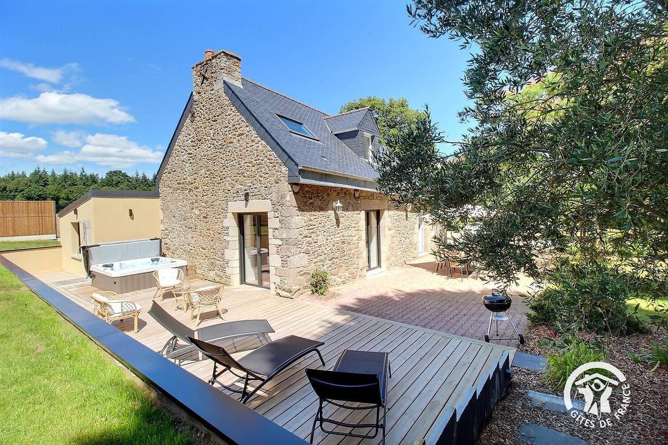 Le jardin de l'hôtellerie in Bourseul, Région de Dinan