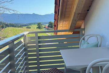 Ferienwohnung für 4 Personen, mit Balkon am Riegsee