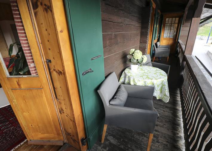 Chambre d’amis pour 6 personnes, avec balcon dans Chesières - 4