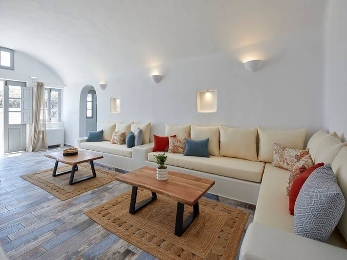 Villa pour 6 personnes, avec jardin ainsi que terrasse et vue sur l’océan dans Firostefani - 3