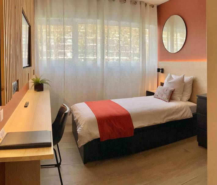 Appartement de vacances pour 2 personnes, avec jardin