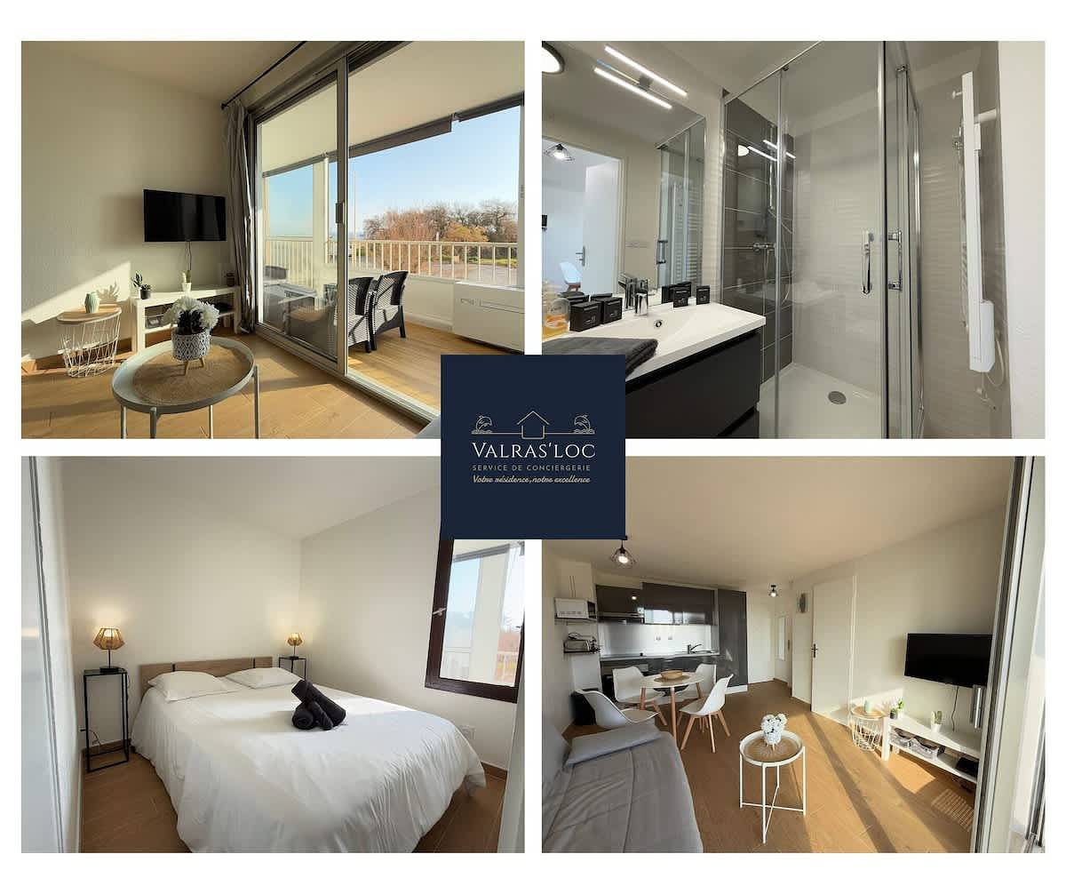 Apartamento entero, Valras'Loc Casino Beach - Moderne et Vue Mer in Valras-Plage, Côte d'Améthyste