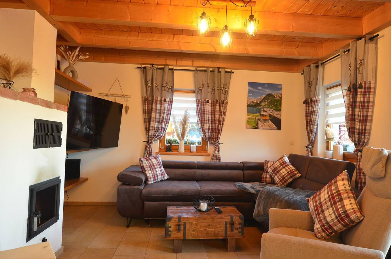 Freistehendes Ferienhaus im Feriendorf Via Claudia mit Kamin, Balkon u. Terrasse in Lechbruck am See, Bayerisch Schwaben