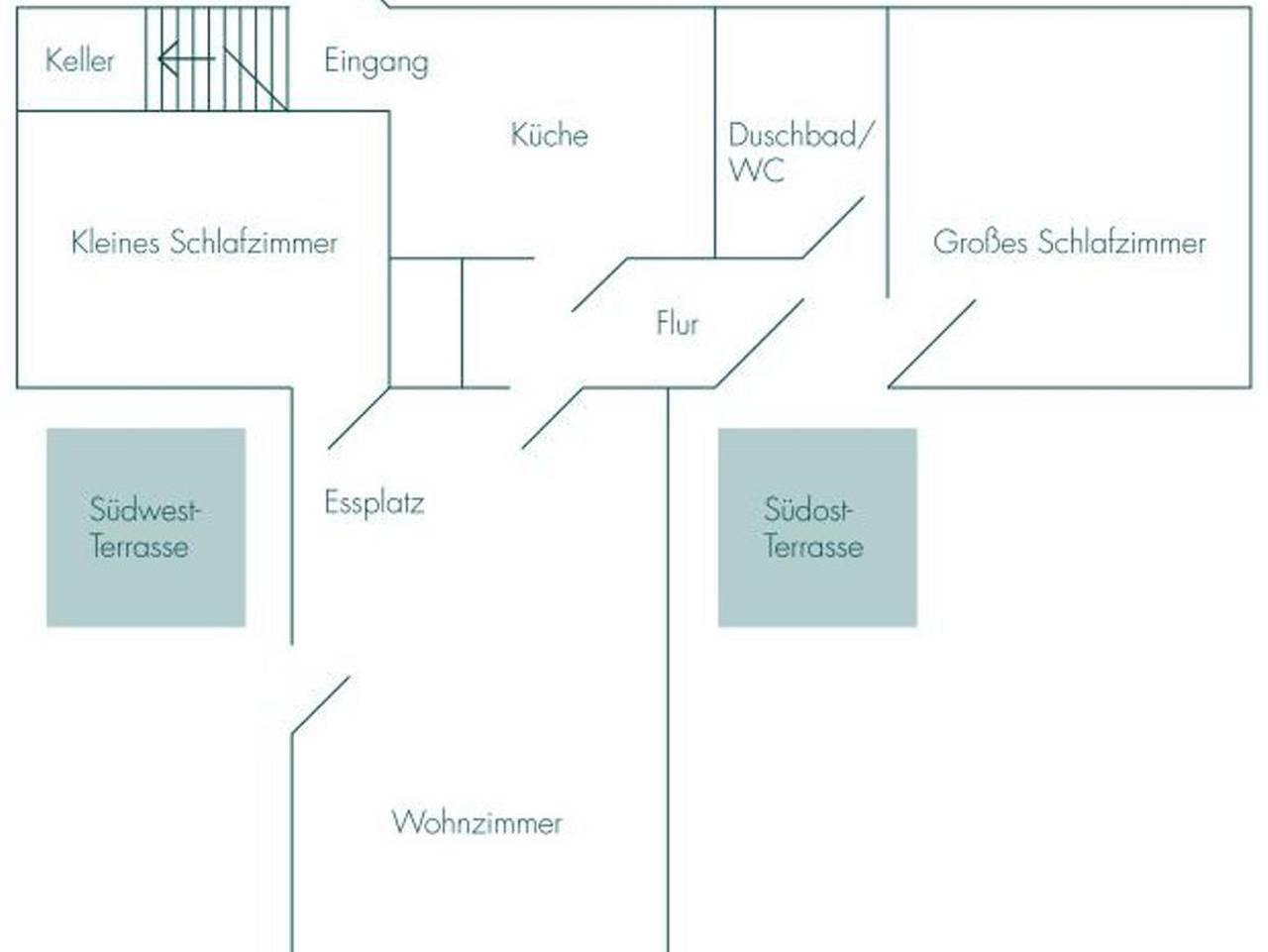 Ferienhaus Tita - Appartement/Fewo, Dusche, Wc, 2 Schlafräume in Aurich, Landkreis Aurich