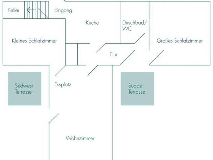 Ferienhaus Tita - Appartement/Fewo, Dusche, Wc, 2 Schlafräume in Aurich, Landkreis Aurich