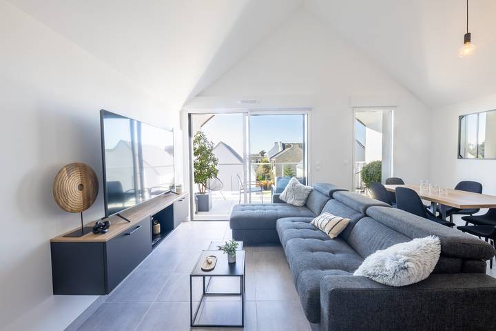 Vakantiewoning voor 4 personen, met Balkon en Terras in Carnac