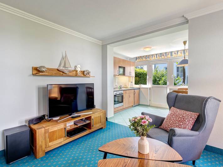 Ferienwohnung für 4 Personen, mit Terrasse und Sauna in Bansin
