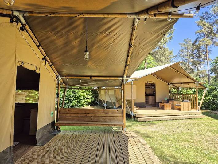 Camping für 4 Personen, mit Pool und Terrasse in Flandern - 2