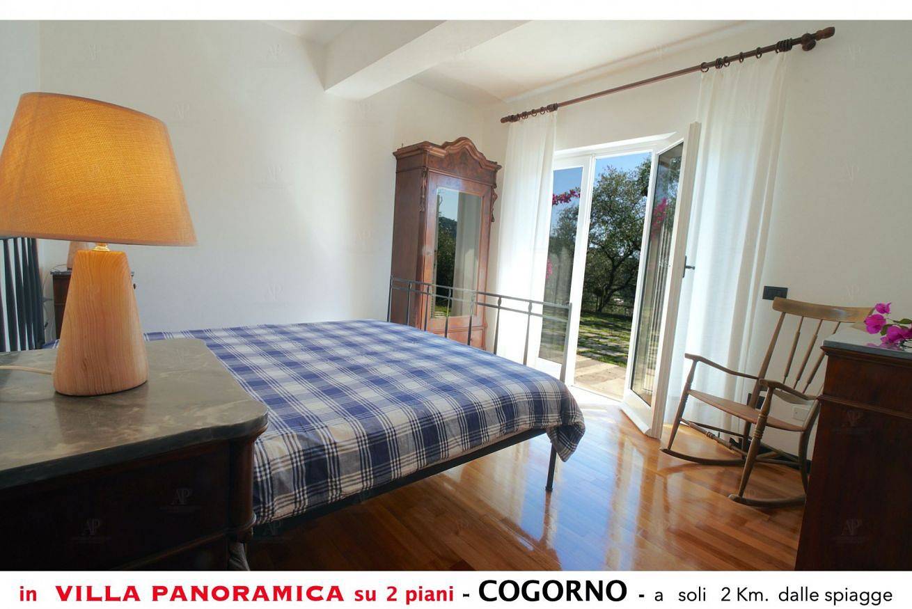 Appartamento intero, Appartamento A in villa con vista panoramica in San Salvatore, Cogorno