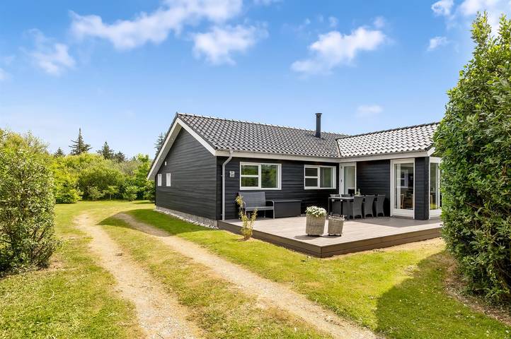 Ferienhaus für 6 Personen, mit Terrasse und Whirlpool sowie Sauna, mit Haustier in Tranum Strand