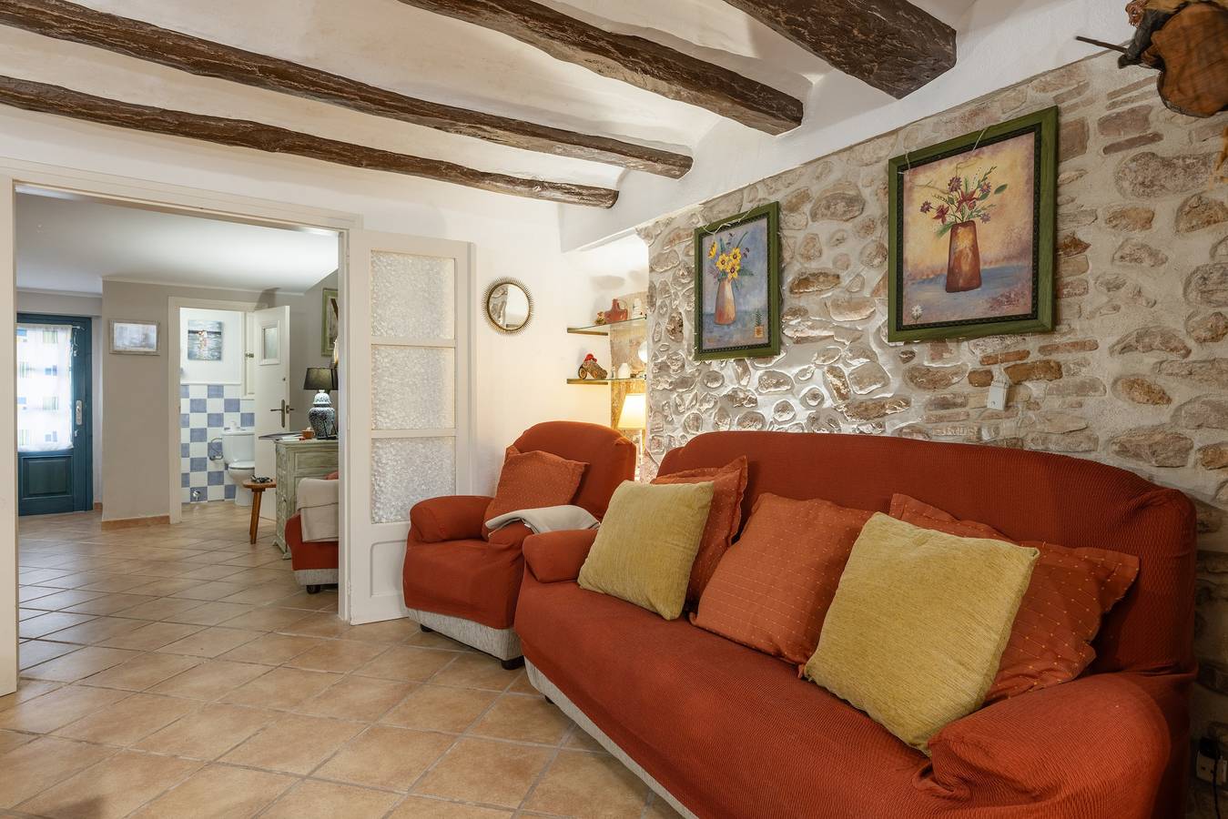 Casa Cal Cot – Historisches Ferienhaus mit moderner Ausstattung nahe Strand in Vandellòs i l'Hospitalet de l'Infant, Costa Dorada