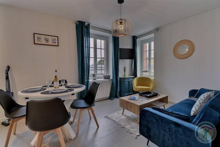 Gîte pour 2 personnes, avec Vue dans Plage du Prieuré