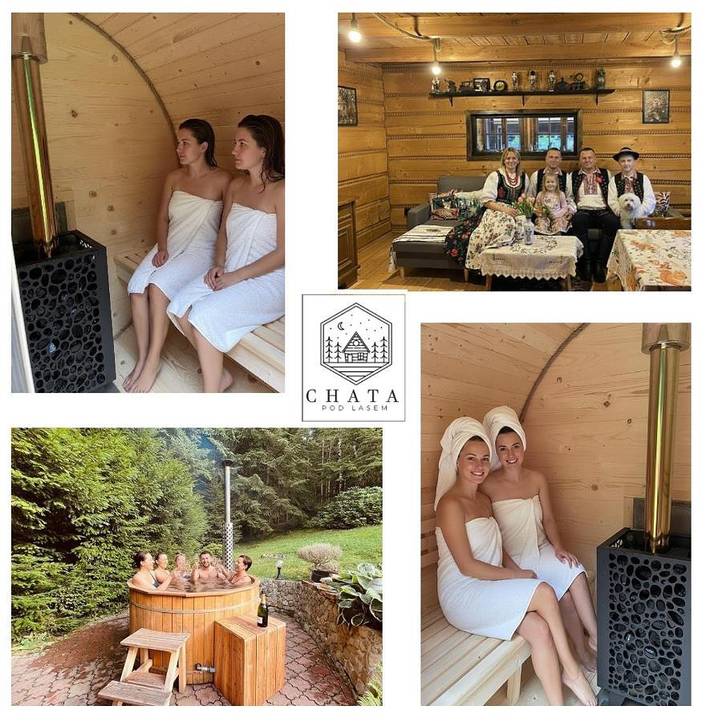 Dom dla 8 osób, z sauna i widok oraz basen i ogród w Myślenice