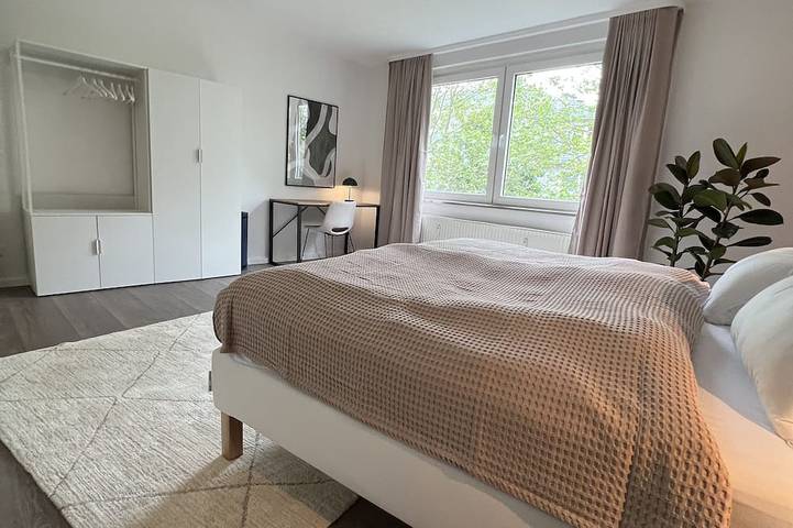Ganze Wohnung, Neue, stylische 2-Zimmer Wohnung in der Innenstadt mit Balkon in Mitte Bochum, Bochum