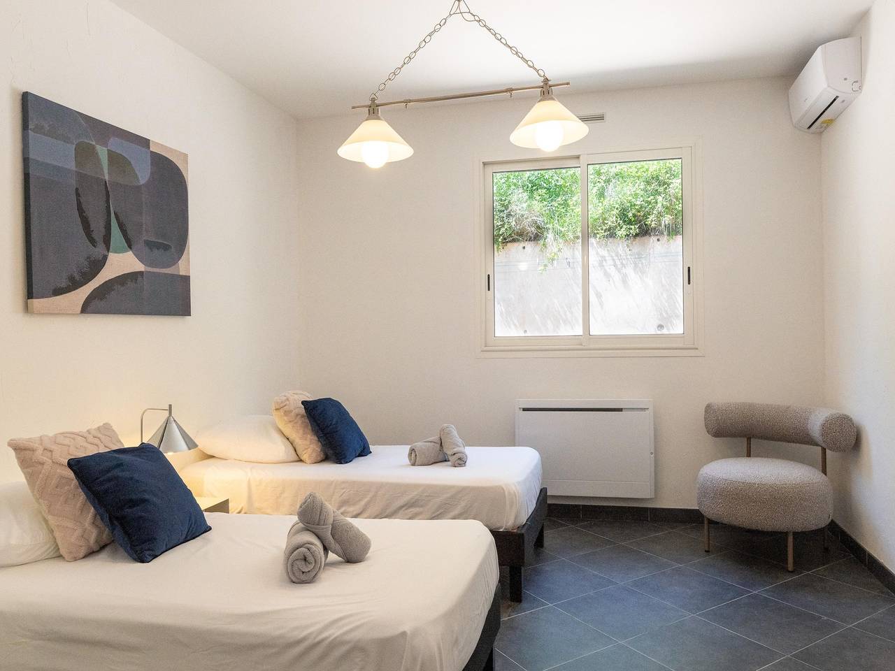 Villa mit Swimmingpool, Sauna, Fitness, Meerblick in Biot, Cannes und Umgebung