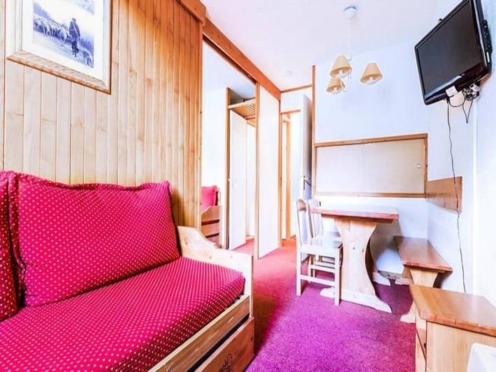 Chalet pour 4 personnes, avec balcon, adapté aux familles dans Valmorel - 4