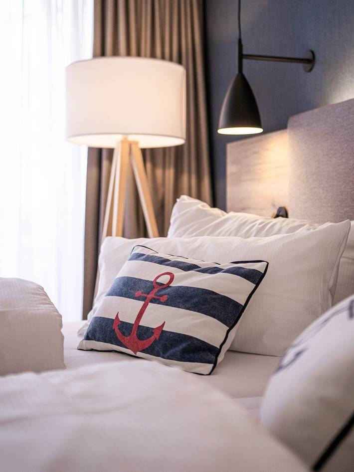 Hotel Wehrburg - Doppelzimmer mit Balkon in Duhnen, Cuxhaven