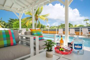 Cottage pour 6 personnes, avec jardin et piscine dans Golf international de Saint François