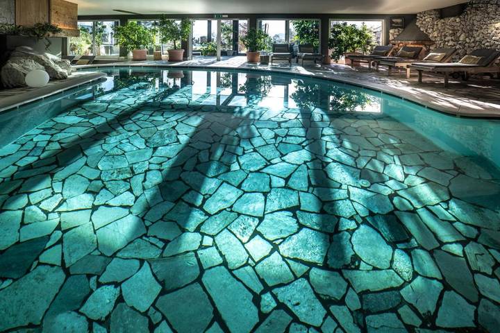 Hôtel pour 2 personnes, avec piscine et jardin ainsi que vue et sauna, animaux acceptés à Fai della Paganella - 3