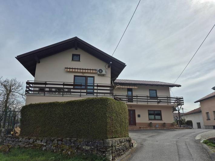 Ferienwohnung für 4 Personen, mit Garten und Ausblick