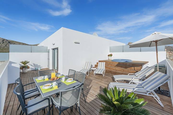 Loft dla 6 osób, z taras i ogród oraz jacuzzi w Majorka