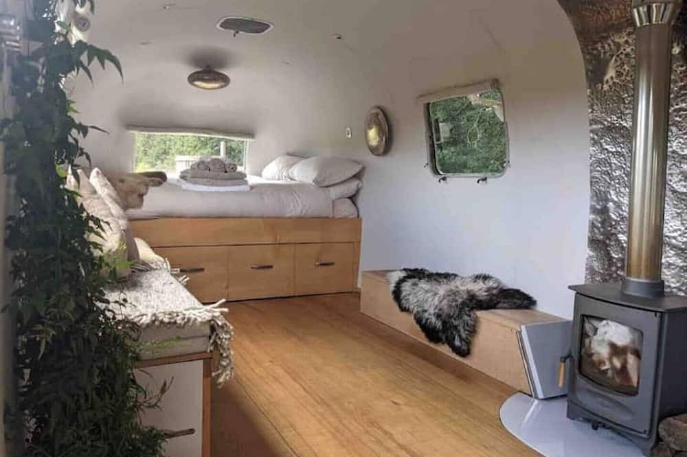 Airstream, vintage American caravan & Hottub in Woodland, Dartmoor