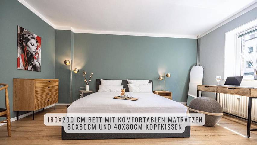 Ferienwohnung für 2 Personen, mit Balkon in Ahrensburg - 2