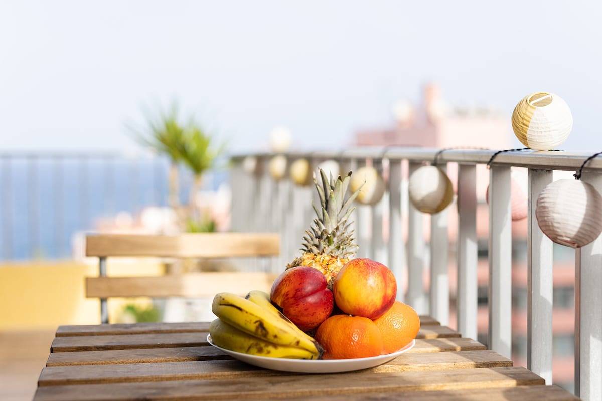Ganze Wohnung, Ferienwohnung für 3 Personen mit Pool in Playa Martianez, Puerto de la Cruz