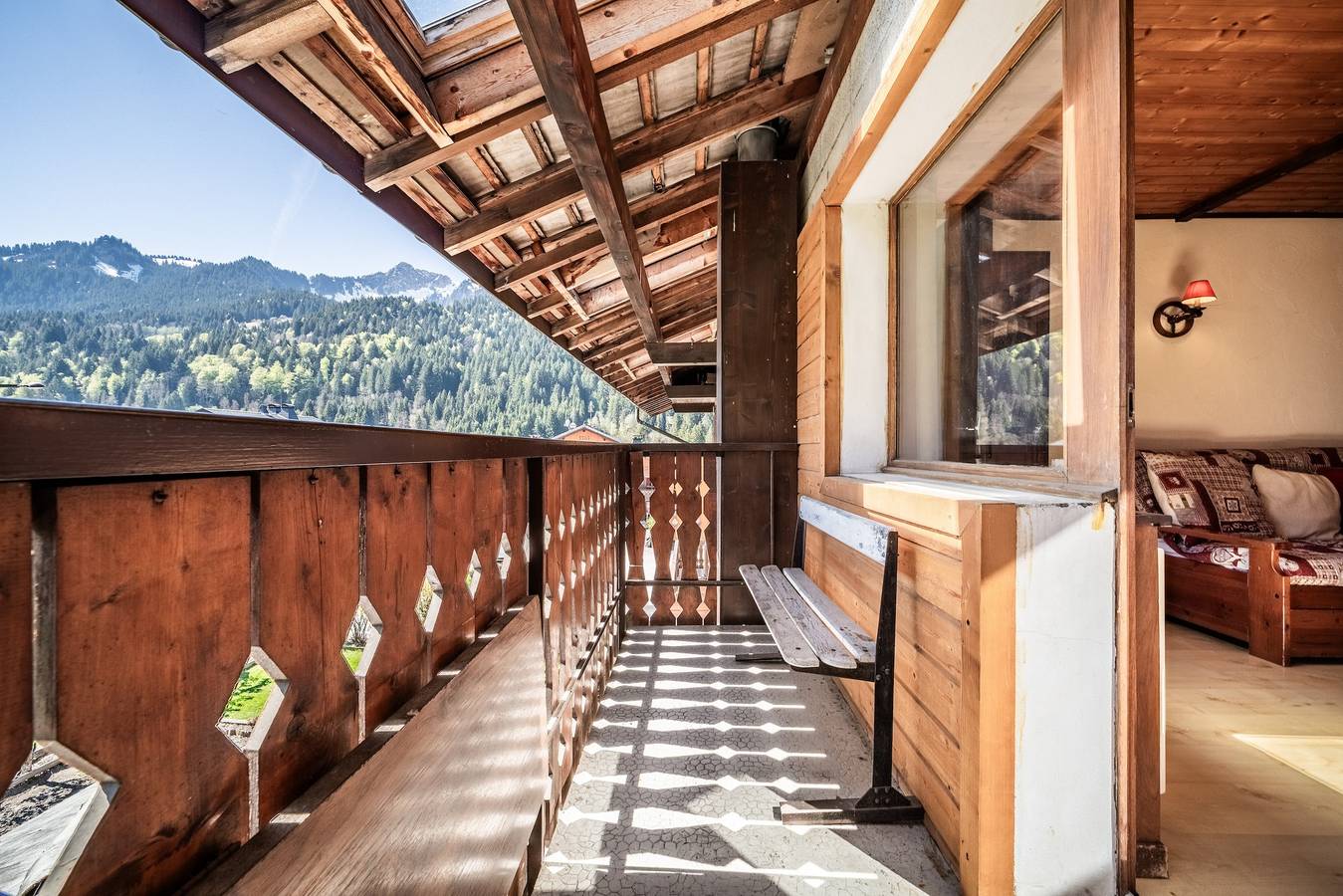 Apartamento entero, Apartamento 'Le Morclan' con vistas a la montaña y balcón in La Chapelle-d'Abondance, Les Portes du Soleil