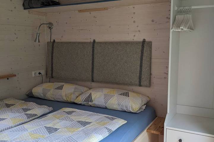 Modernes, gemütliches Tiny House mit überdachter Terrasse in Thaining, Romantische Straße