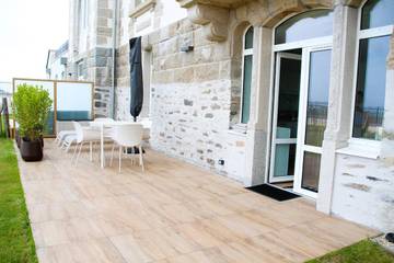 Gîte pour 3 personnes, avec vue et terrasse dans Plage De Roc H Kroum Roscoff