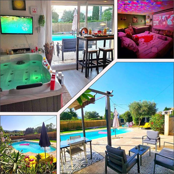 Apartamento de vacaciones para 2 personas, con jacuzzi además de jardín y piscina - 1