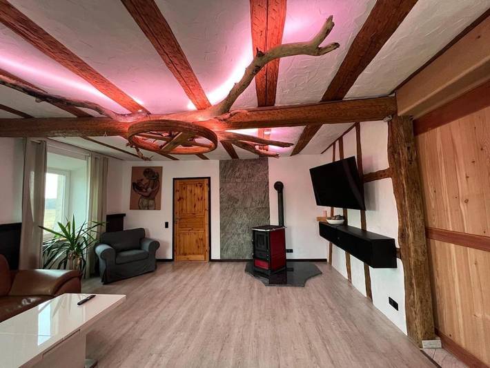 Ferienwohnung für 4 Personen, mit Ausblick in Wittighausen