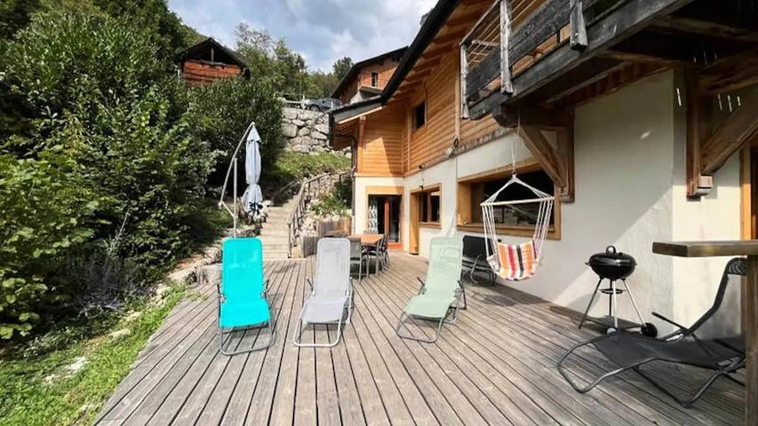 Chalet pour 11 personnes, avec Terrasse et Jardin à Saint-Jean-d'Aulps
