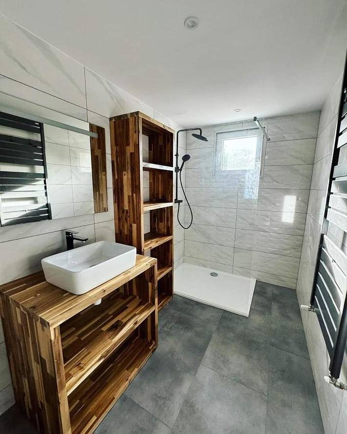 Maison de vacances pour 2 personnes, avec Terrasse ainsi que Jardin et Vue à Saint-Médard-en-Jalles