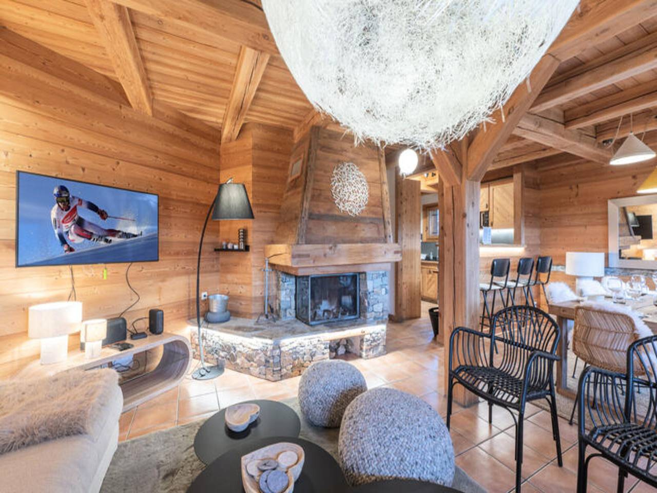 Appartement entier, Chalet à l'Alpe d'Huez avec accès direct aux pistes in Huez, Parc national des Écrins