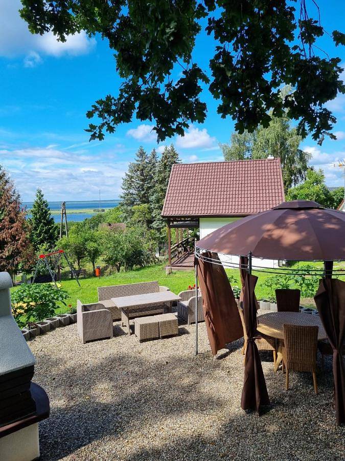 Ferienhaus für 6 Personen, mit Garten und Seeblick sowie Ausblick