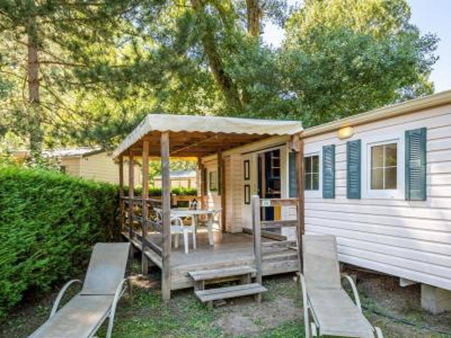 Camping Les Eaux Chaudes - Mobilheim 6 personen - Cabanon Classic 3 Schlafzimmer in Digne-les-Bains, Alpes-de-Haute-Provence
