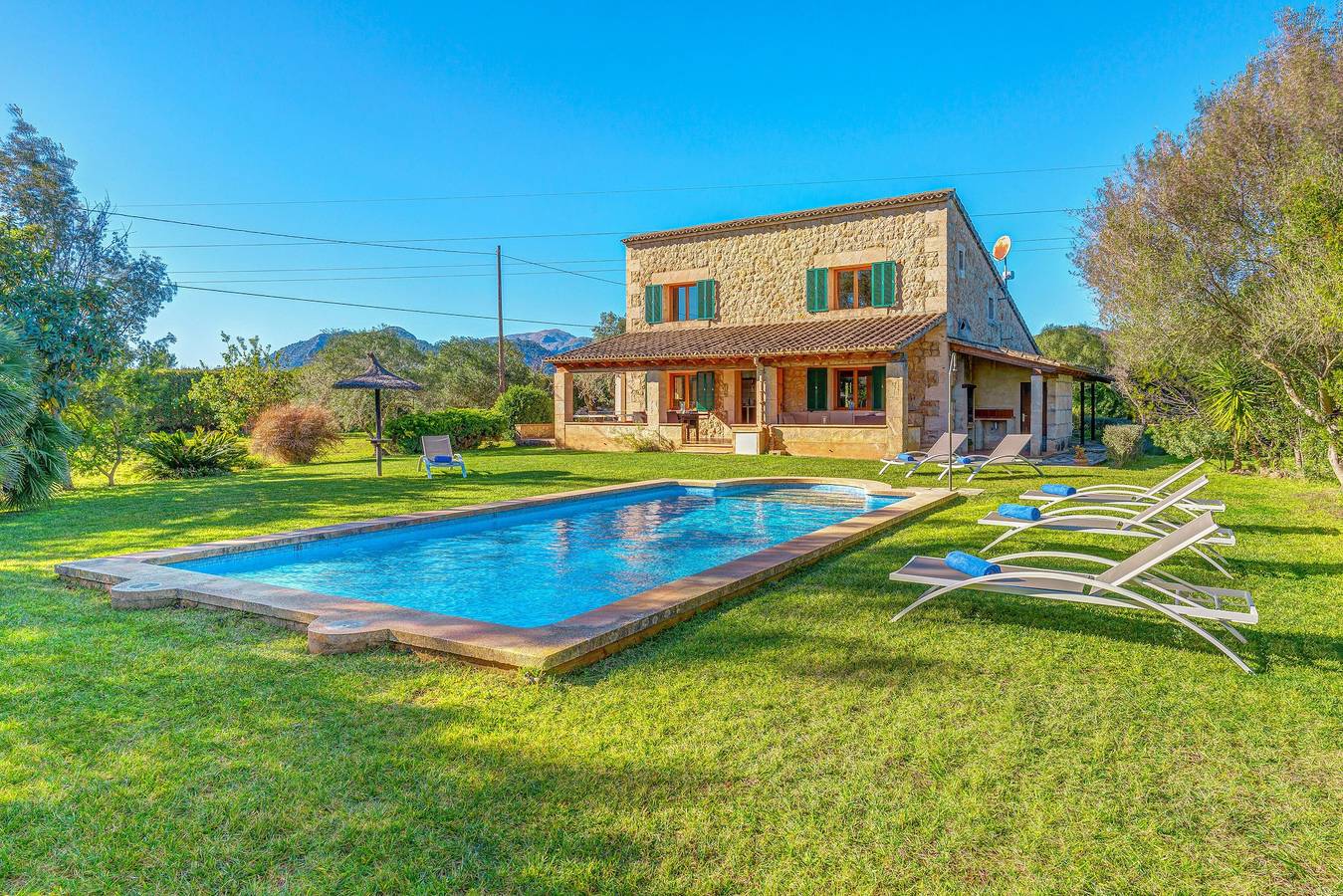 Finca Mit Whirlpool für 6 Personen in Pollença, Serra de Tramuntana