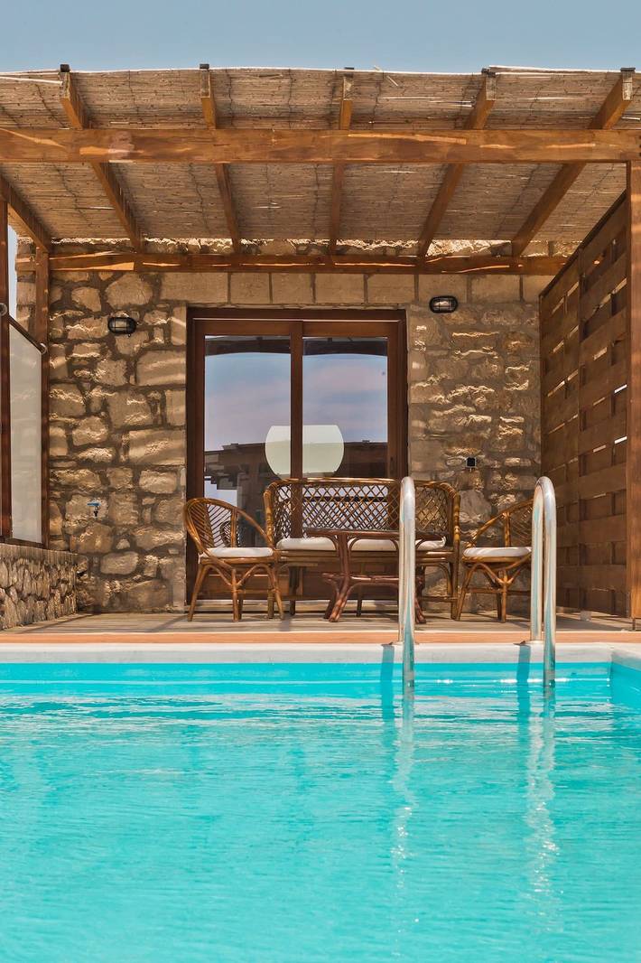 Ferienhaus für 2 Personen, mit Terrasse und Meerblick auf Karpathos - 2