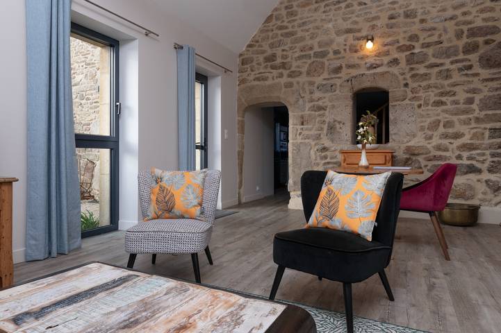 Maison de vacances pour 6 personnes, avec jardin, animaux acceptés à Pluneret