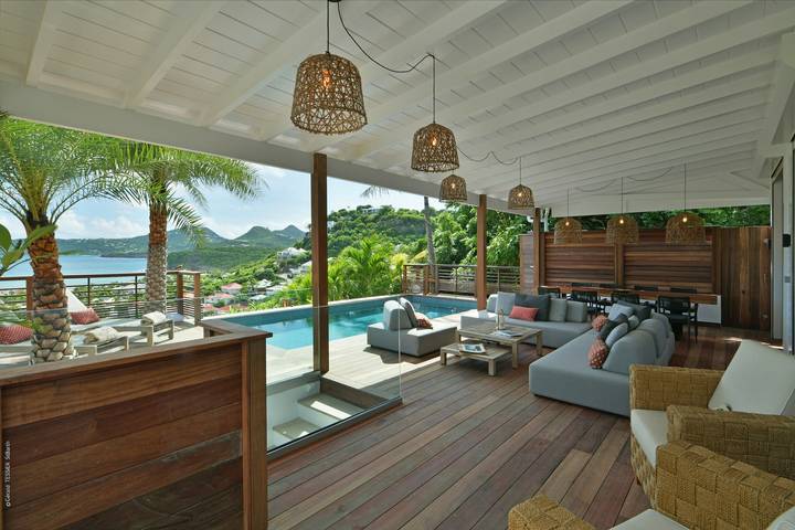 Location de vacances pour 4 personnes, avec terrasse et piscine dans Saint-Barthélemy - 2