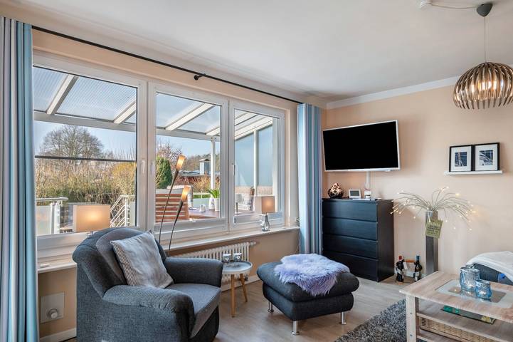 Ferienhaus für 2 Personen, mit Balkon und Garten in Mecklenburgische Seenplatte