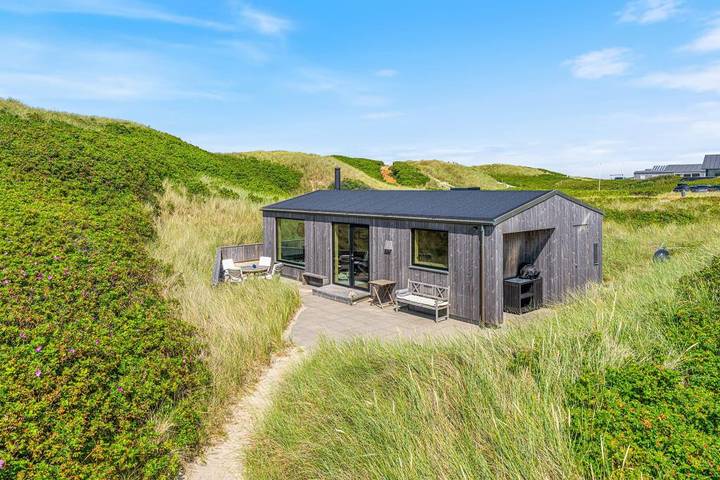 Ferienhaus mit Meerblick für 4 Personen, mit Balkon/Terrasse und Terrasse sowie Ausblick am Ringkøbing Fjord - 2