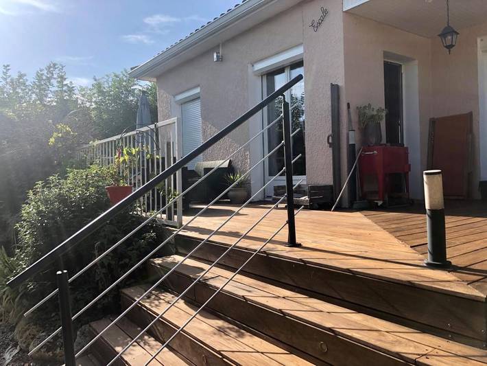 Gîte pour 4 personnes, avec terrasse et jardin, animaux acceptés à Marsan (homonymie) - 2