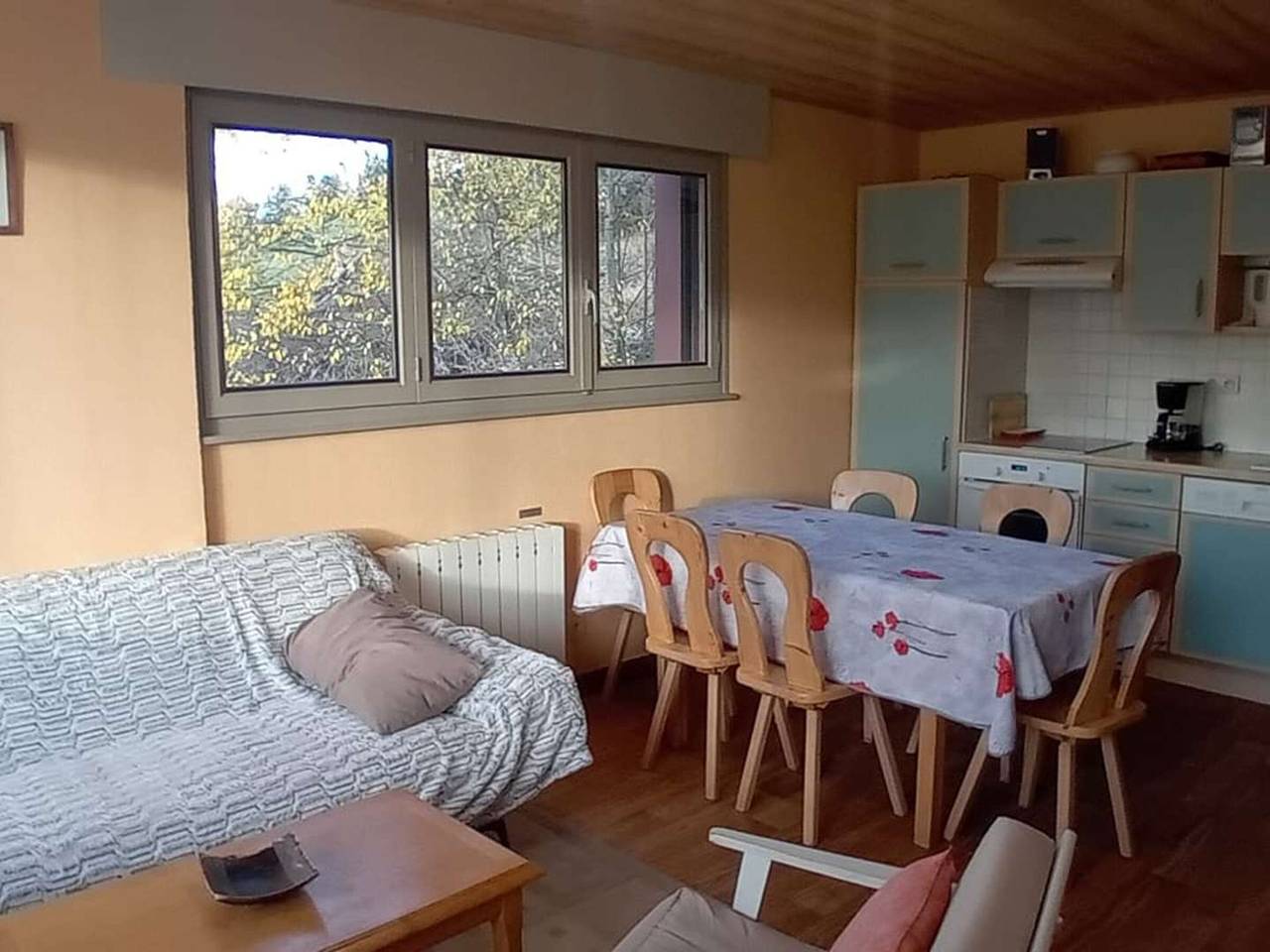 Entire apartment, Bright apartment Les Gets, 6 people, fireplace, closed garage, ski-in access in Les Gets, Les Portes du Soleil