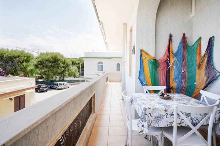 Ferienwohnung für 4 Personen, mit Balkon, mit Haustier in Torre Canne